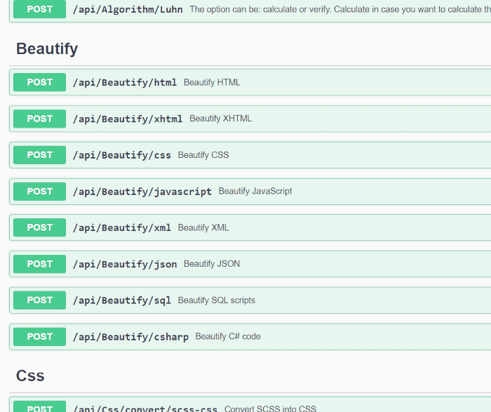 Beautify Code API Documentation